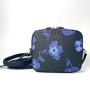 Kate Spade Newbury Lane Cammie Crossbody Bag Cute Tossed Poppies Floral Print